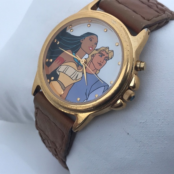 Disney Accessories - Rare Disney POCAHONTAS & JOHN SMITH Musical Watch